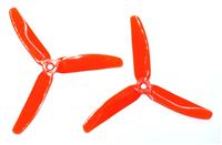 Kingkong 5040 3-Blade Red Propellers CW CCW 1 Pair for FPV Racer [1067875-r]